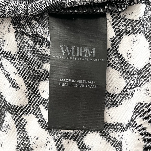 White House Black Market Mesh Burnout Turtleneck M - Picture 11 of 12